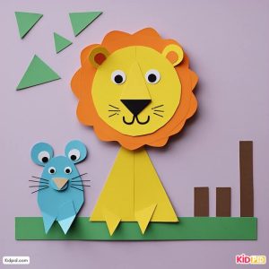 Paper lion and mouse