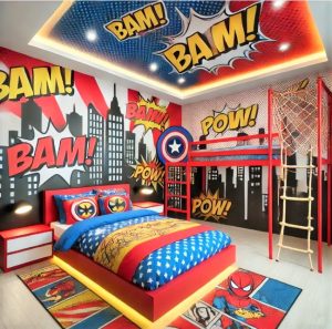 kids adventure bed room
