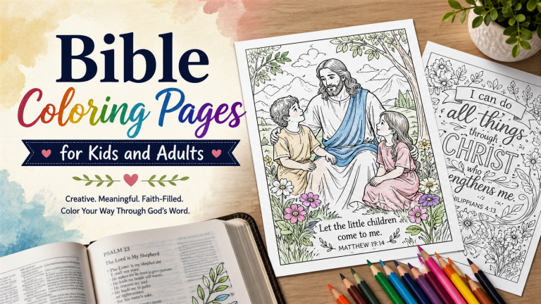 bible coloring coloring pages