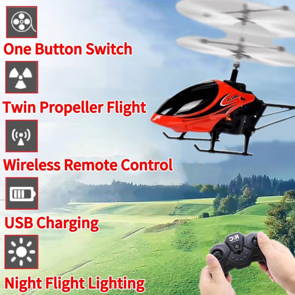 flying helicopter