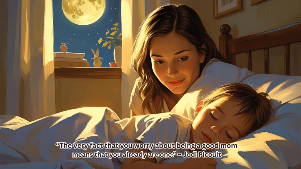 “The very fact that you worry about being a good mom means that you already are one.” – Jodi Picoult