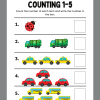 counting numbers 1 - 5