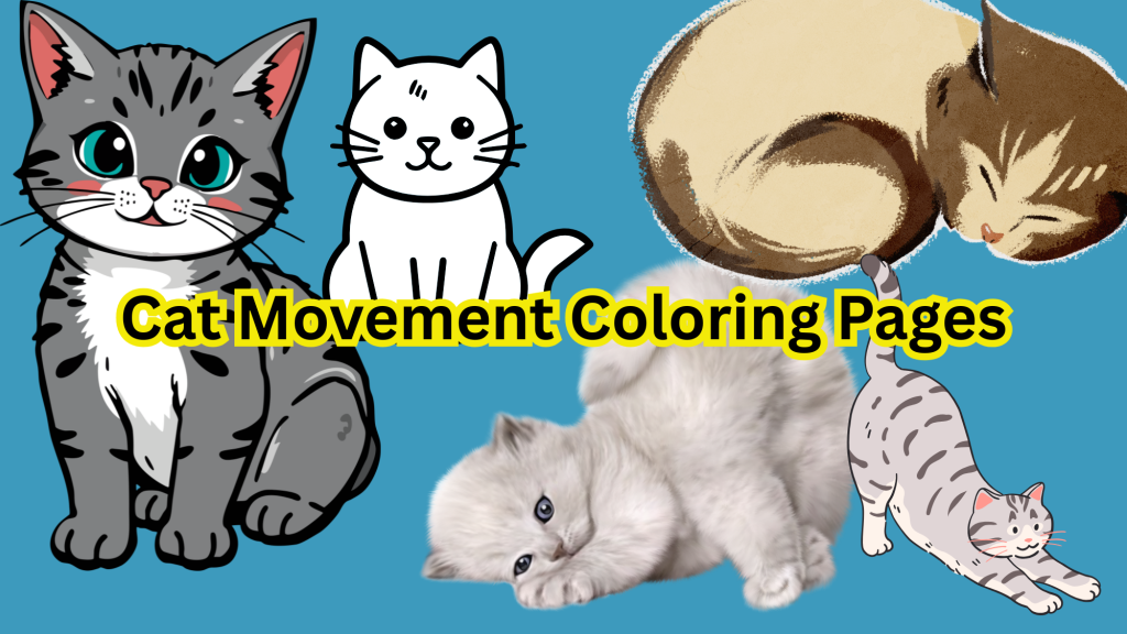 12 Free Cat Movement Coloring Pages