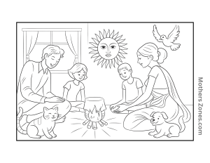 sinhala awurudu coloring pages