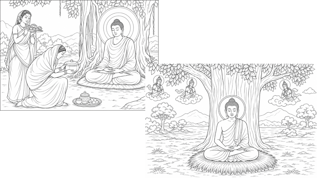 vesak coloringpages