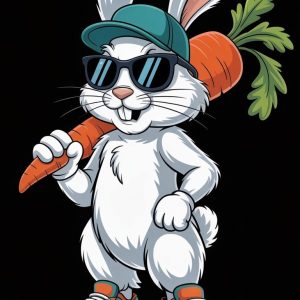 Bunny T-shirt design