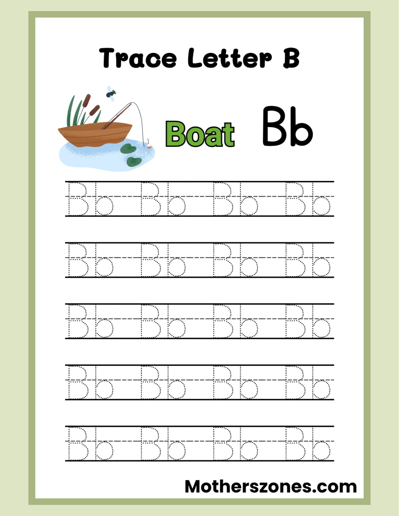 letter B worksheet