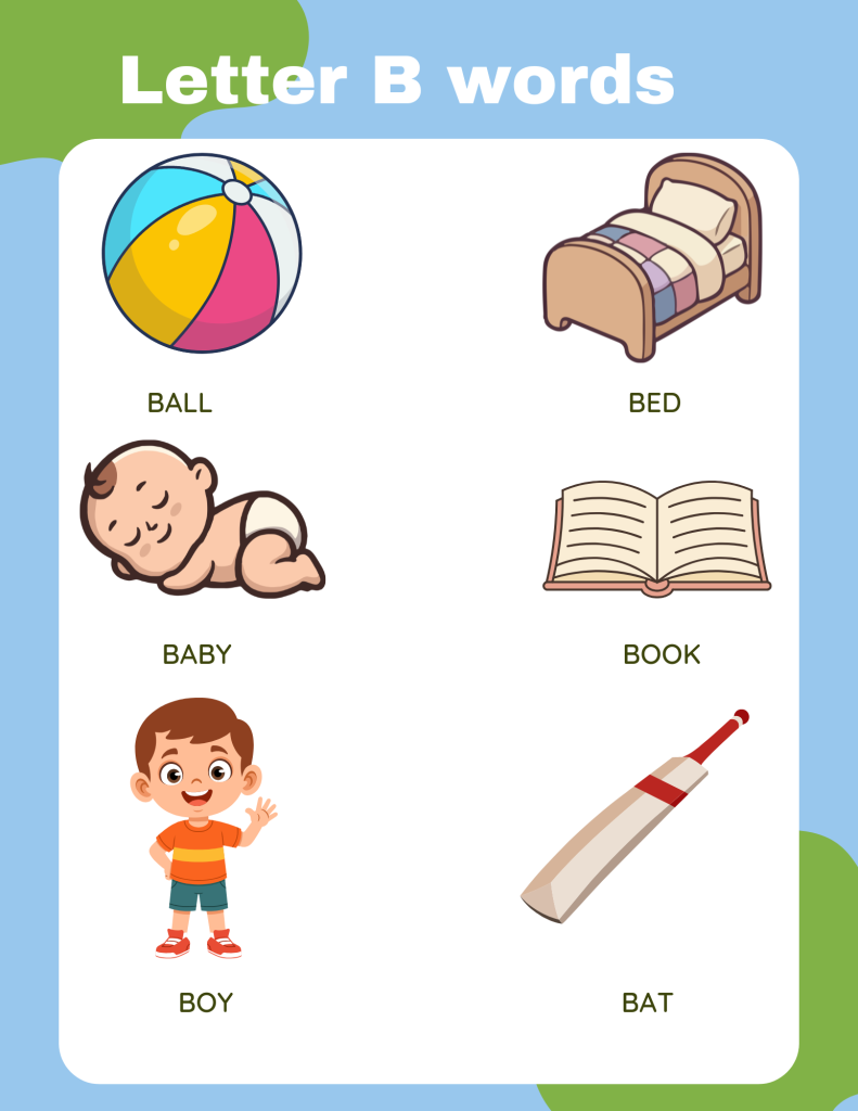 letter B words
