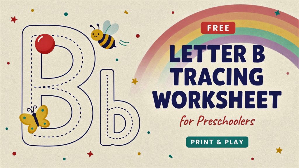 free-letter-b-tracing-worl-sheets